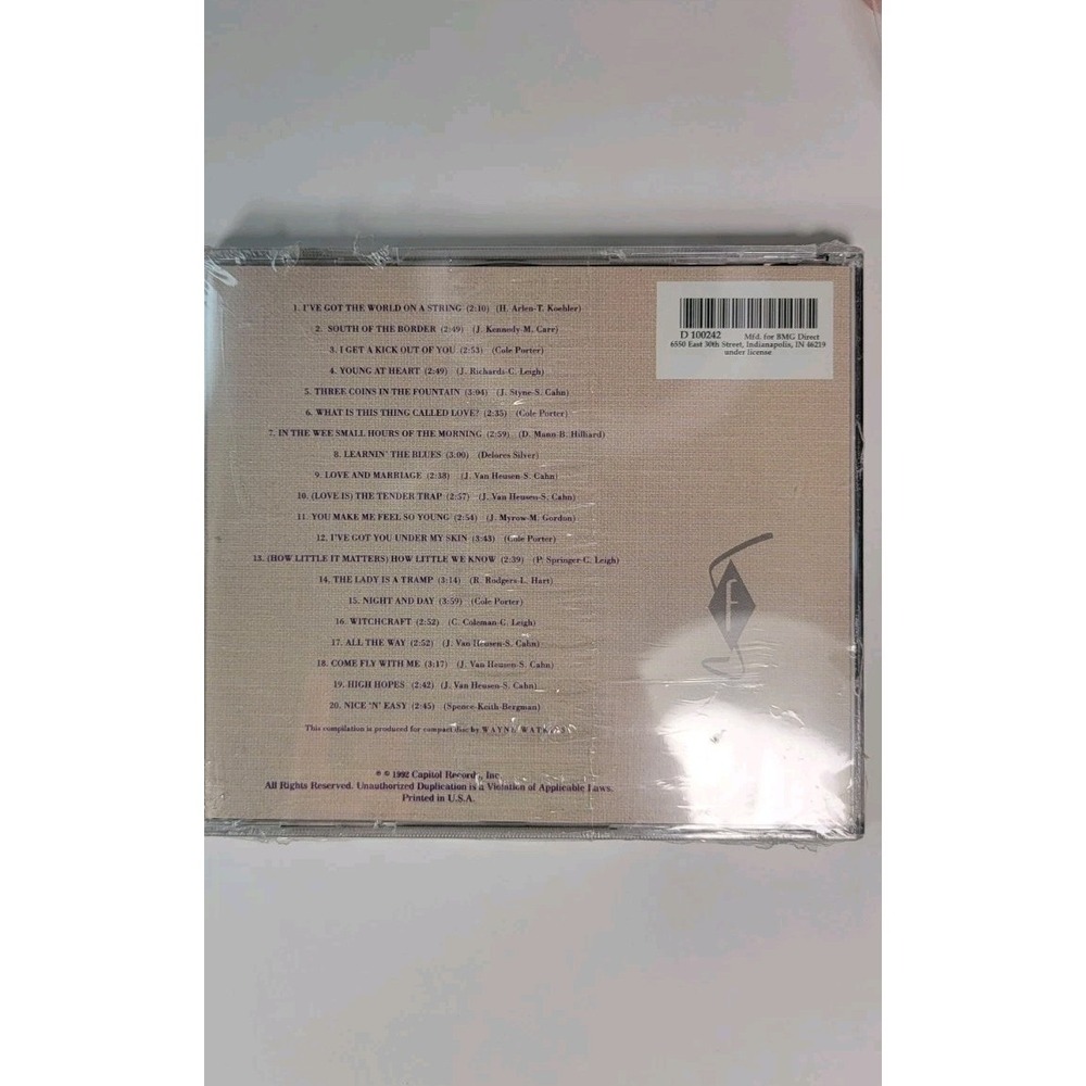FRANK SINATRA BEST OF THE CAPITAL YEARS 20 TRACK music CD NEW & SEALED - Picture 2 of 4